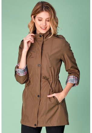 Brown Trench Coat E-32