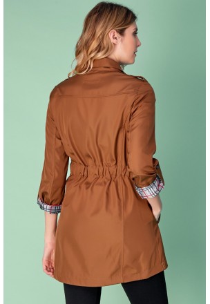 Brown Trench Coat E-54