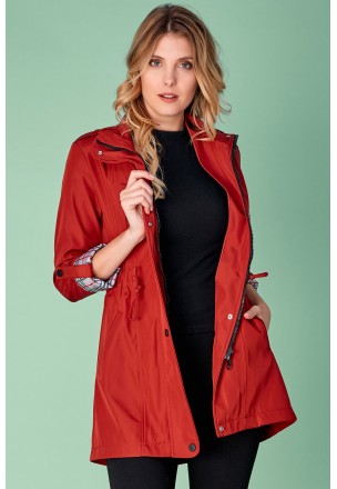 Red Trench Coat E-75