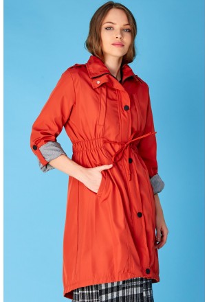 Red Trench Coat E-54