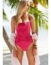 Angelsin Pink Swimsuit E-342
